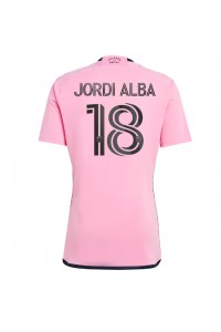 Inter Miami Jordi Alba #18 Voetbaltruitje Thuis tenue 2024-25 Korte Mouw